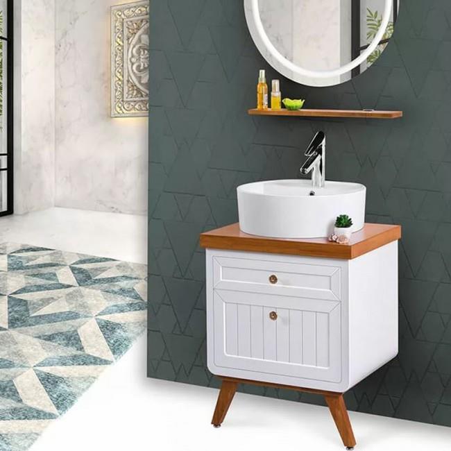فول ست روشویی کابینتی لوتوس ارت دکو مدل Volga